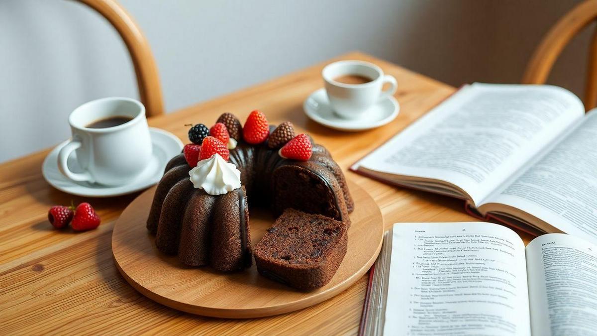 A História do Bolo de Chocolate