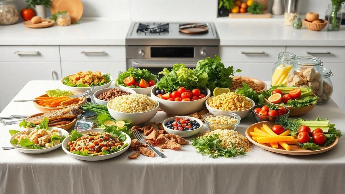 Almoço Saudável: Planejamento e Preparação