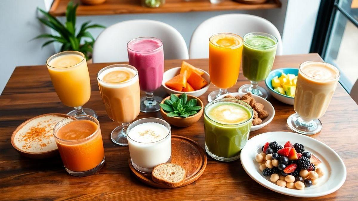Alternativas ao leite em bebidas e pratos
