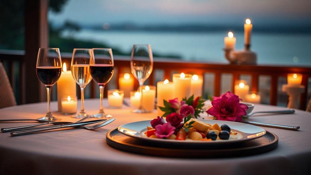 Bebidas que Combinam com seu Jantar Romântico