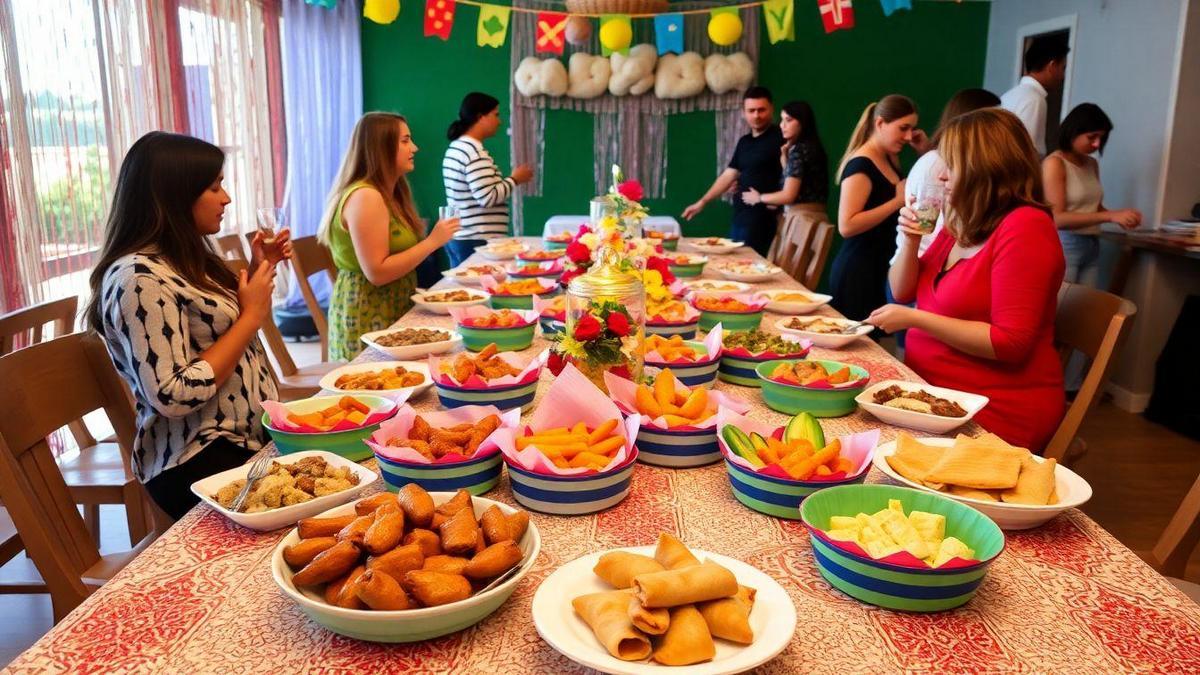 Como servir salgadinhos assados em festas