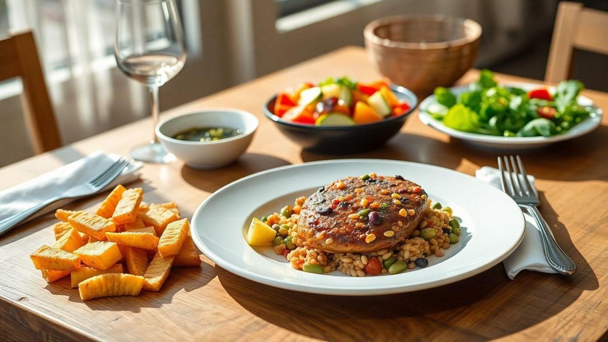 Hambúrguer Vegetariano e a Saúde