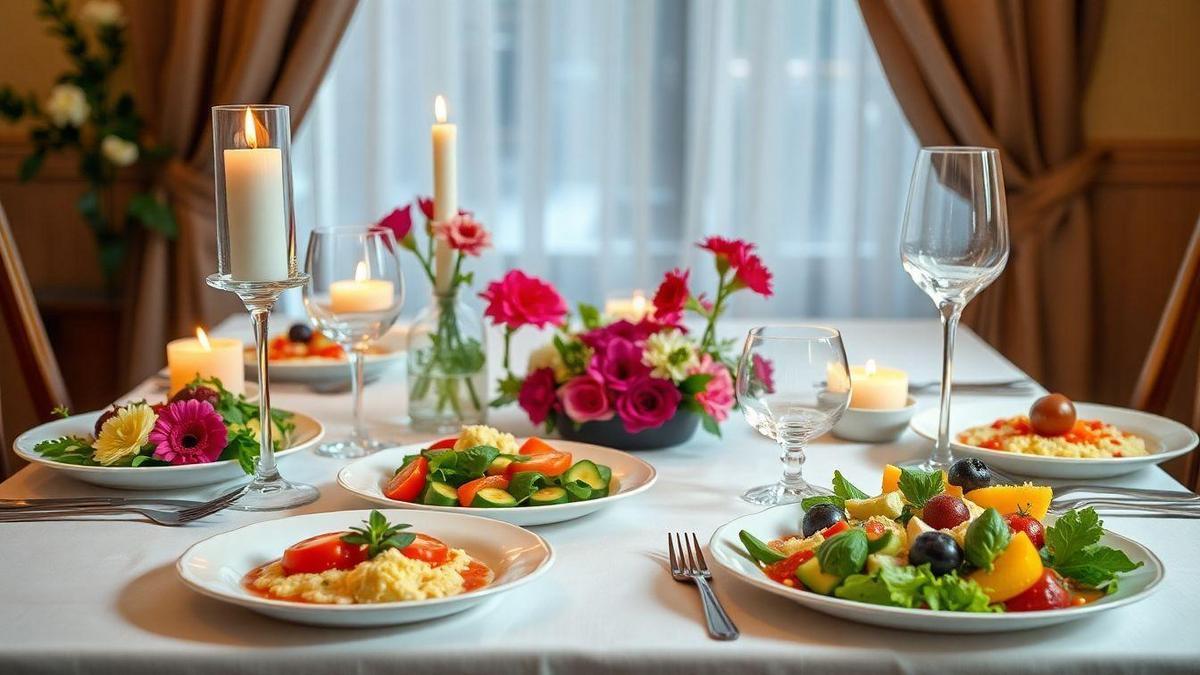 Ideias de Menu para um Jantar Romântico Fácil e Barato