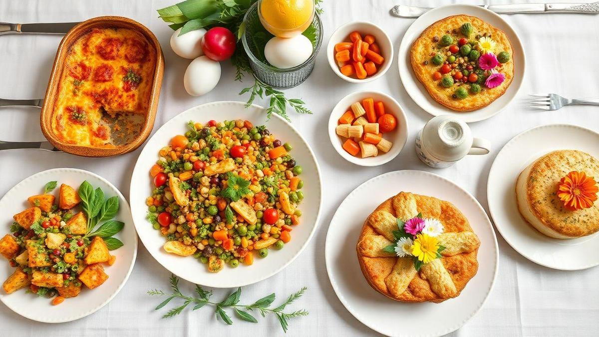 Ideias de Receitas Vegetarianas de Páscoa