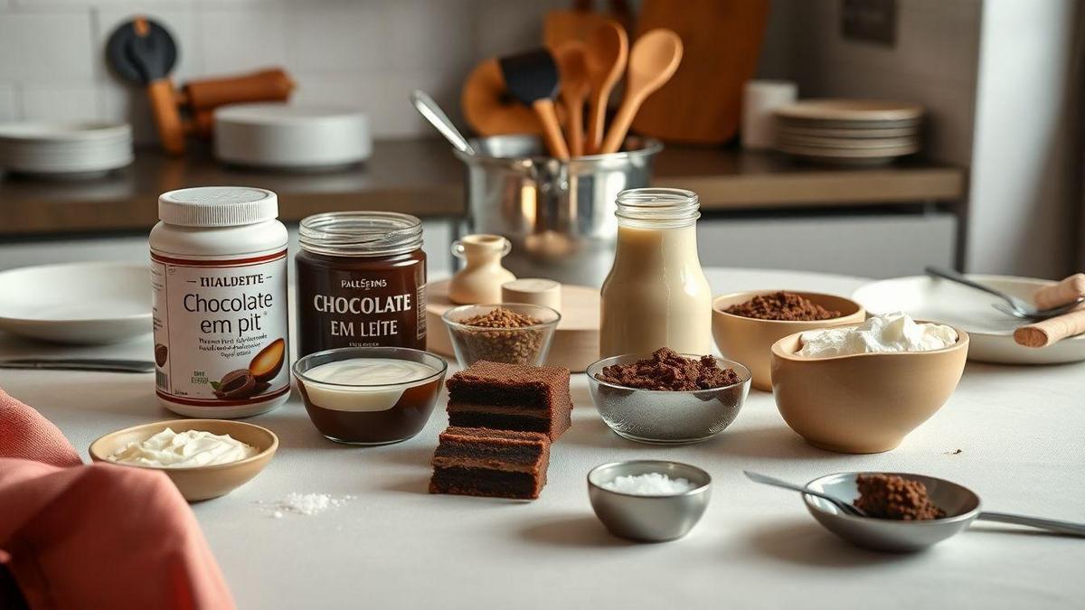 Ingredientes essenciais para fazer brigadeiro gourmet