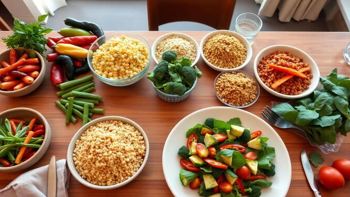 Ingredientes Essenciais para um Almoço Vegetariano