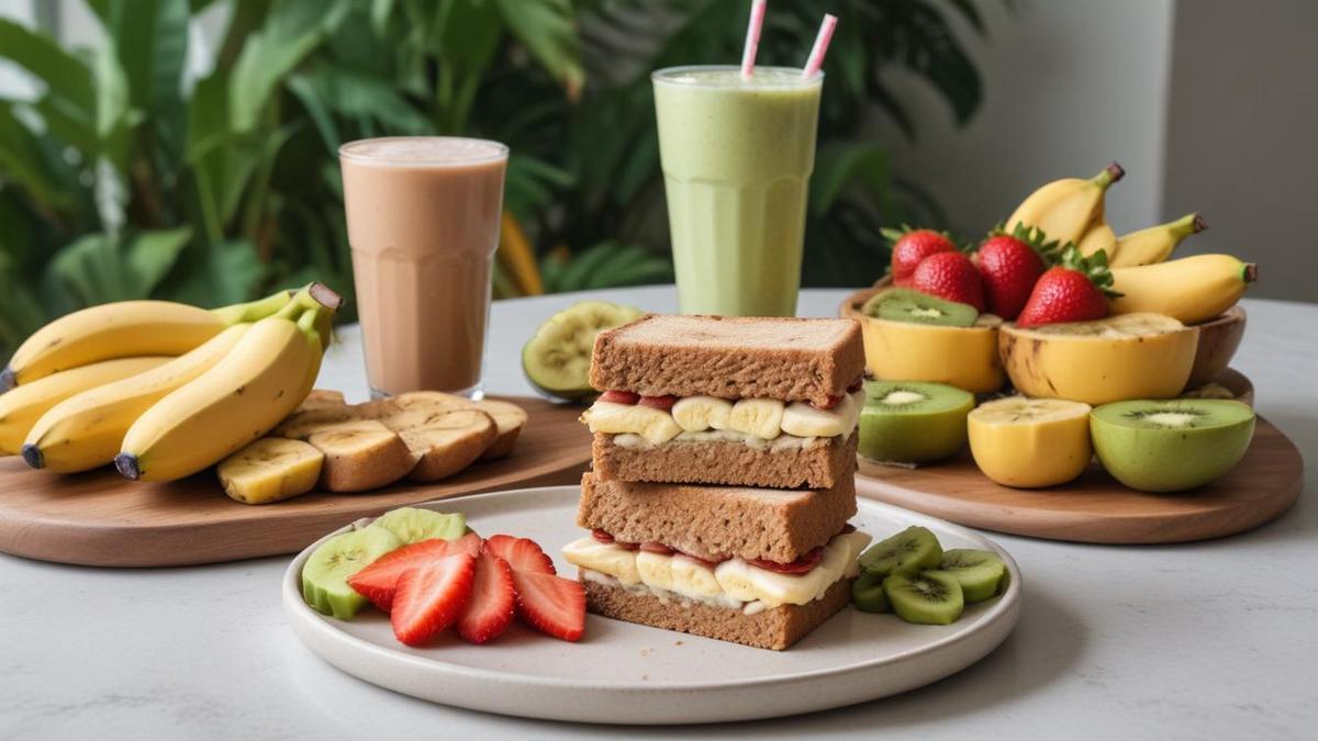 Lanches rápidos para o café da manhã
