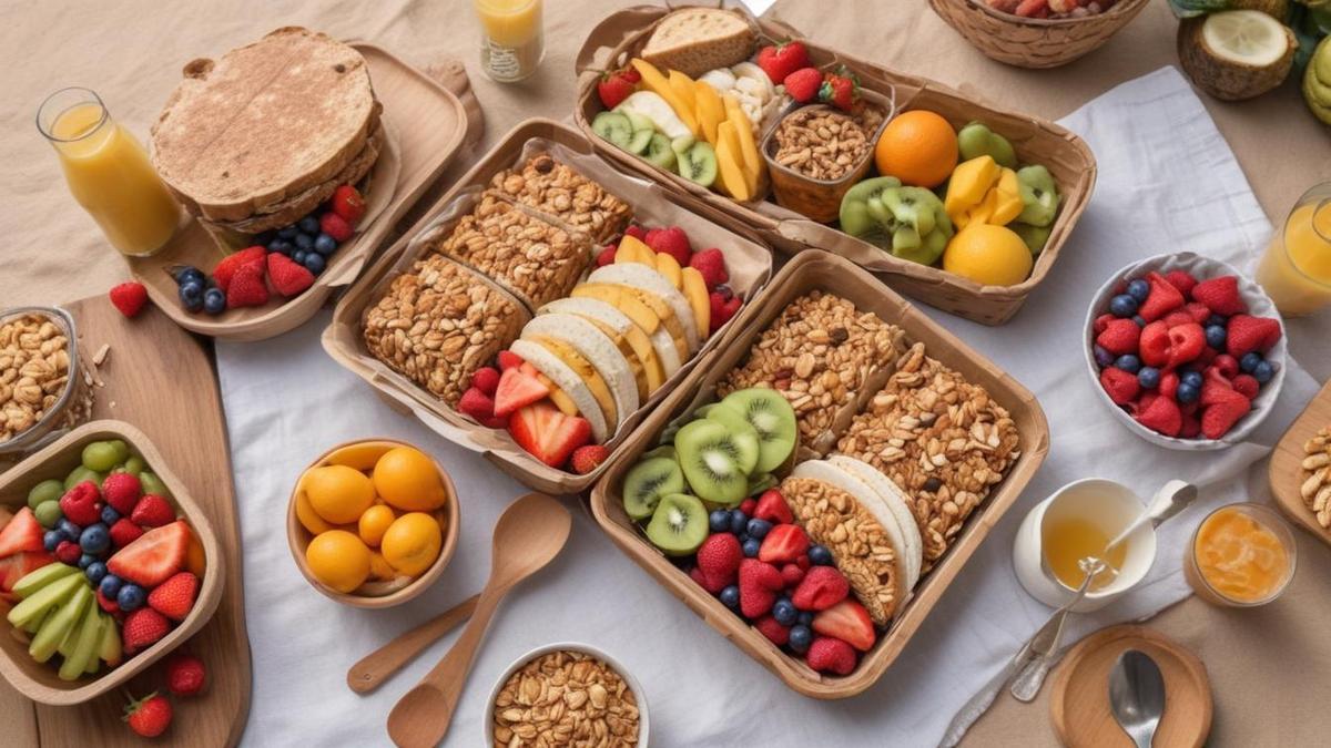 Lanches rápidos para viagem