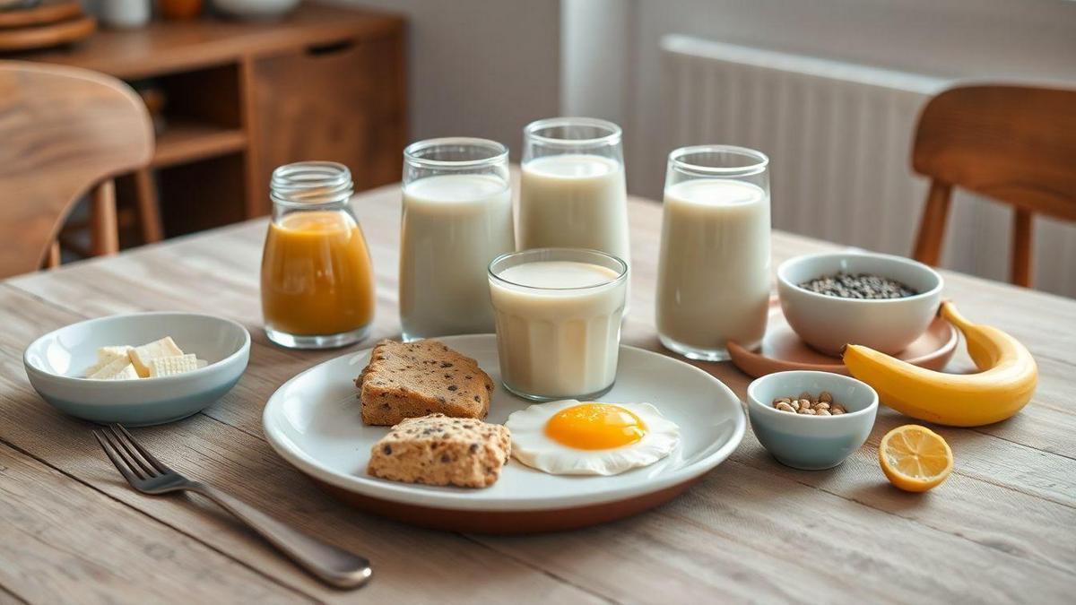 O que são os substitutos veganos para leite e ovos?