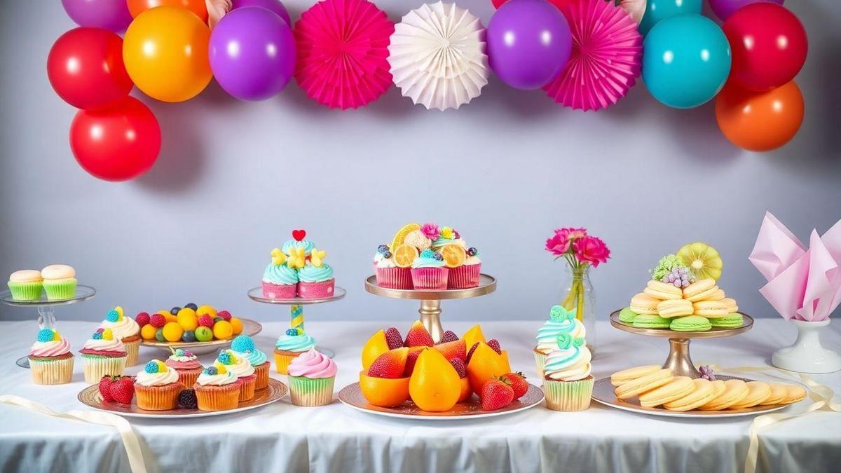 Sobremesas Doces e Coloridas para Animar a Festa