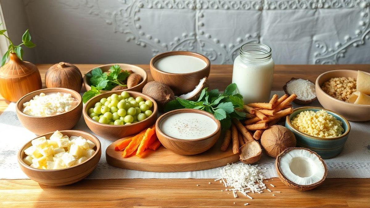 Tipos de leite vegetal disponíveis