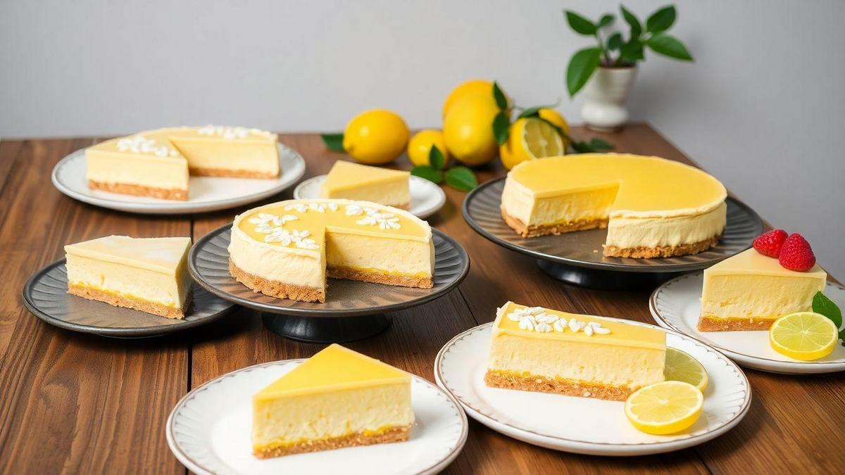 Variações da Torta de Limão