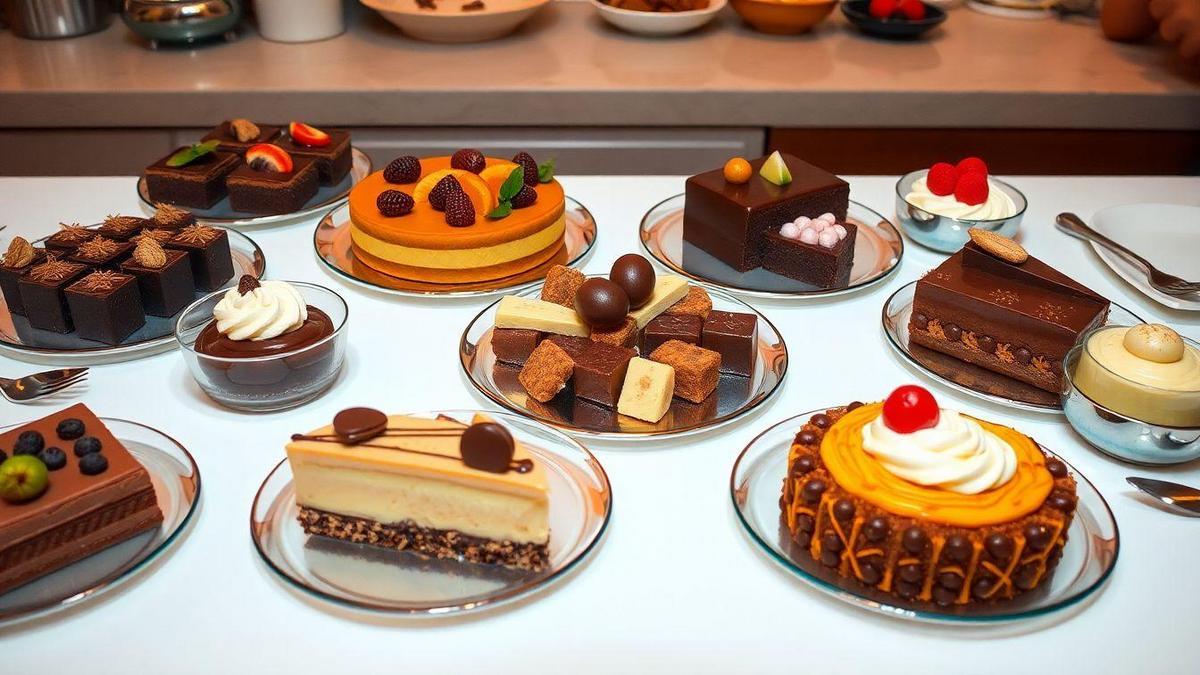 Variações do Pavê de Chocolate